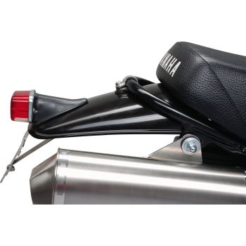 Kit arrière complet avec garde-boue plastique TT 'Yamaha Black', feu arrière, supports clignotants et immatriculation (art. 50097 conseillé)