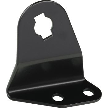 Support de klaxon, refabrication en inox époxy noir, par ex. pour klaxons art.41549 (6V) et 41253 (12V)