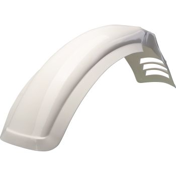 Replica Front Fender 'Clean White' (with original mounting holes), OEM reference # 2KF-21511-00