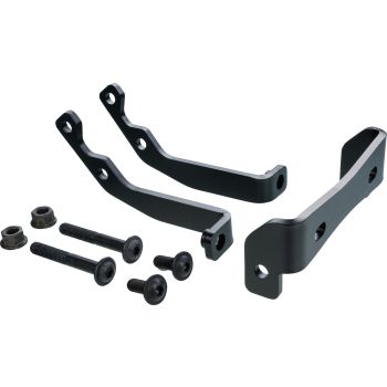 SW-Motech Auxiliary Headlight Bracket, for e.g. EVO headlight, steel black powder-coated