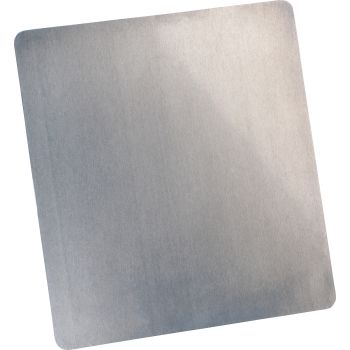 Renfort de plaque d'immatriculation 18x20cm, aluminium 2mm, bords arrondis