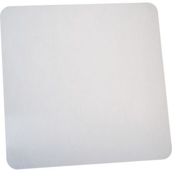 Renfort de plaque d'immatriculation pour plaque de 20x20cm, aluminium de 2mm, angles arrondis.