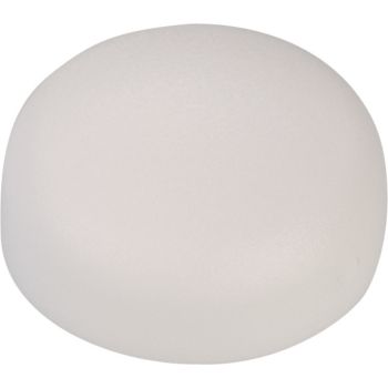 Enjoliveur de vis de plaque d'immatriculation, blanc, pièce. Pour M5, M6 voire 4,8mm + 5,6mm