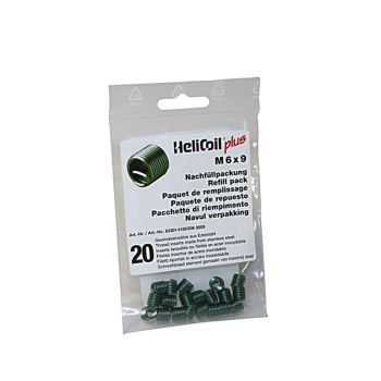 Recharge HELICOIL PLUS M6X9 (20 pièces)