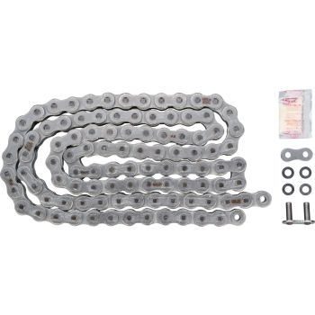 RK XW-Ring Chain Type 520XRE silver, 102 links, OPEN type with rivet chain joint, matching clip chain joint see item 91184
