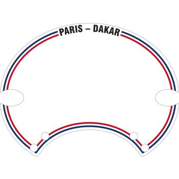 Autocollant Paris-Dakar, pour plaque porte-numéro SixDays PrestonPetty, Art. 60405W/G, 60406W/G bzw. 60407W/G. Pièce