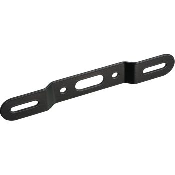 License Plate Bracket, analogue to the original part but suitable for the current 180mm wide Euro license plates, stainless steel black