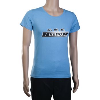 Ladies T-shirt 'KEDO' Size M, light blue (180g/m² cotton), 100% cotton
