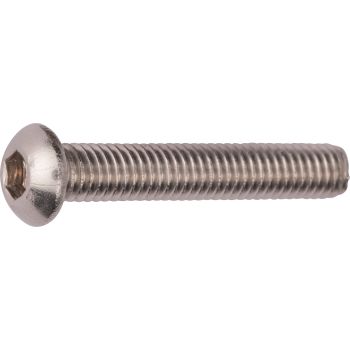 M6x35 Button Head Allen Screw, A2 Stainless Steel