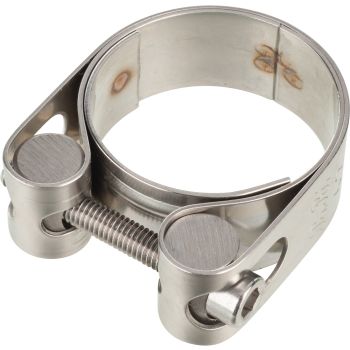 Collier d'échappement inox renforcé, 38-44mm