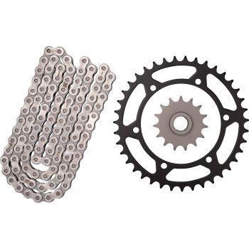 Kit chaîne à joints toriques, 15/39 (110 maillons, ouverte avec 2 attaches (rivet, clip)), RK520XRE