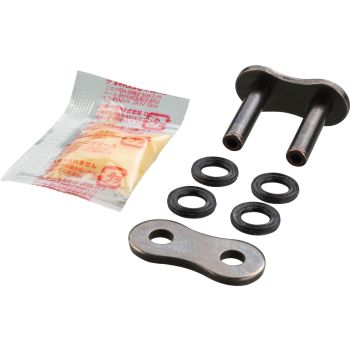 Maillon creux à riveter pour chaîne à joints toriques en 'X' RK 530XSOZ, noir