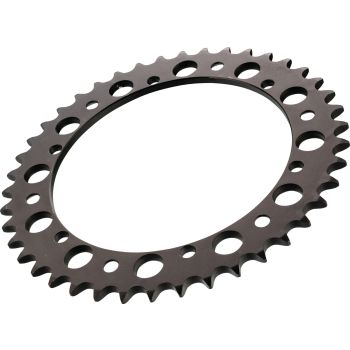 42T Rear Sprocket, steel, anthracite-black, with holes for a sporty look (JT Sprockets)
