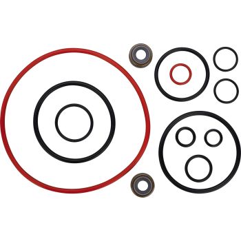 O-ring Engine Set, 11 O-rings + 2 valve stem seals, without O-rings oil filter cover and specific XT500 O-rings item 22112 and 27330