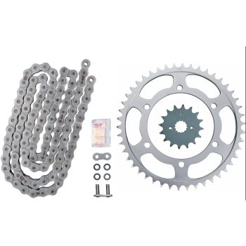 Kit chaîne ultra renforcé à joints toriques RK530XRE, 16/46, 112 maillons, fermée