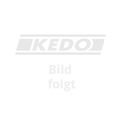 Collecteur KEDO 'Swept Back', diam. 44mm (raccord: 41.5mm), sans fixation inférieure, bride de fixation renforcée KEDO incluse, finition polie mat