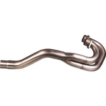 2-1 Stainless Steel Header Pipe, raw with grinding stroke, 35mm on 45mm pipe with 42mm connection diameter, not street legal, Made in Germany