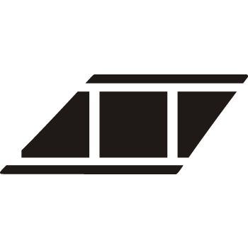 Fender Decal Black/White, 1 piece, decal template = type 34L, suitable for fender 50783-XXX, dim. like 43F sticker (with left/right edge)