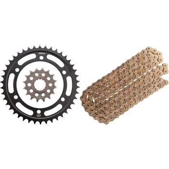 Kit chaîne à joints toriques en X, DID525ZVM-X, 16/42, 118 maillons