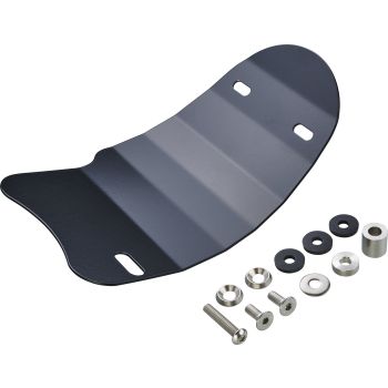 Engine Guard 'Pure', stainless steel black plastic coated, incl. mounting material, reliable protection against stone chips
