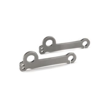 Indicator Bracket Rear, stainless steel, perfect position for an tidy tail, compatible for indicators with M8 mount, 1 pair