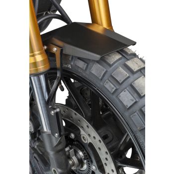 Garde-boue avant alu Wrenchmonkees 'Monkeebeast', supports inox, époxy noir, compatible pneus taille d'origine