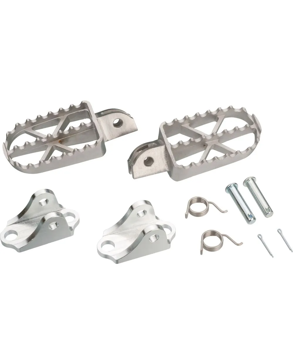 Repose-pieds Cross Honda CR 80 (1996-2005) - Paire Droite Et Gauche En Acier
