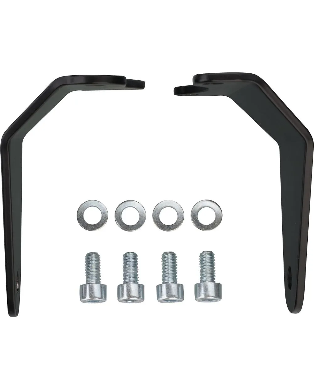Aramox Support de Phare Moto Universel, Support de Fourche Racing en Noir, Compatible avec Diamètre 28-34mm, Pack de 2 Pièces